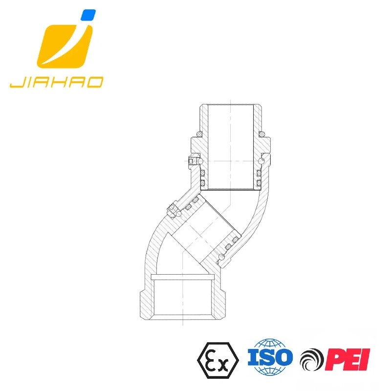 JH-45A Swivel Nozzle Connecter Fuel Dispenser Nozzle