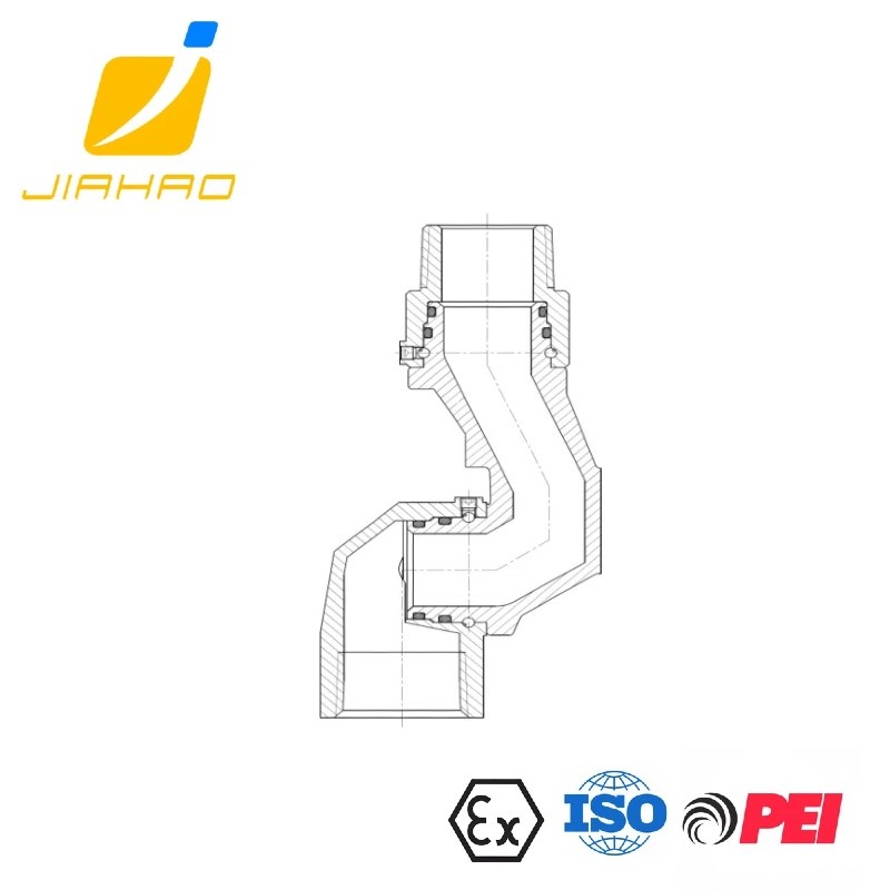JH-45C Swivel Nozzle Connecter Fuel Dispenser Nozzle