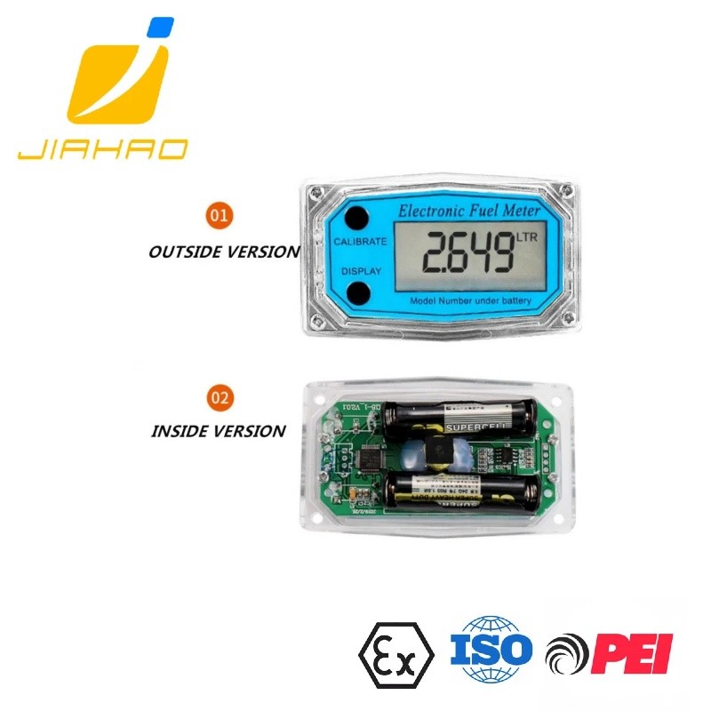 JH-TEM-25 Turbine Flowmeter Aluminum Alloy And Stainless Steel