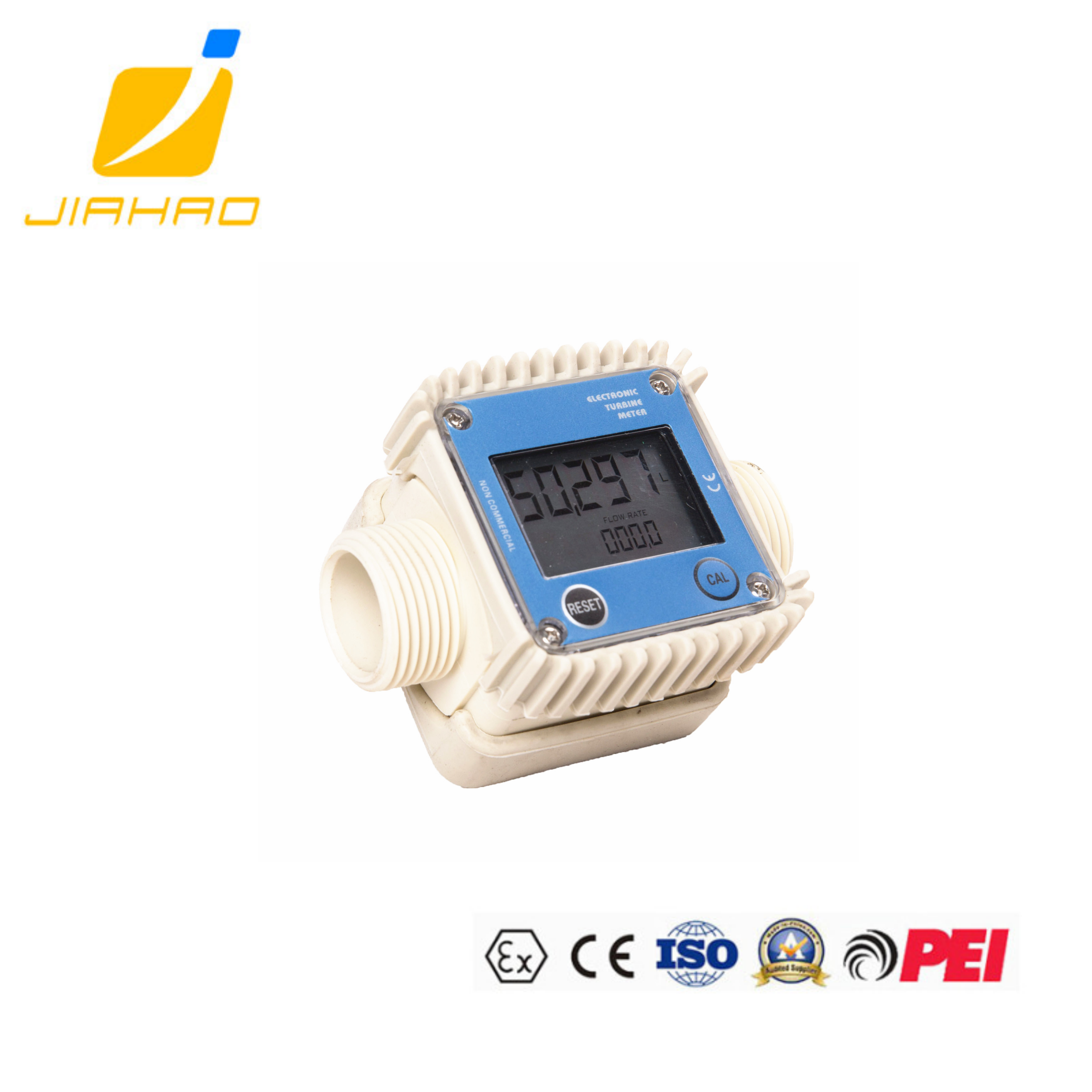 JH-M01 K24 TURBINE DIGITAL DIESEL FUEL FLOW METER FOR CHEMICALS WATER